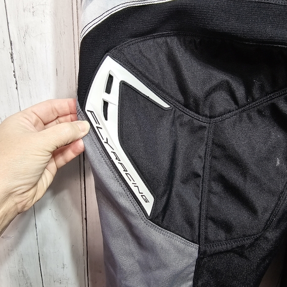 Fly Racing F-16 Powersports Riding Pants Size 40 Adjustable Waist Black Gray. - Picture 6 of 11